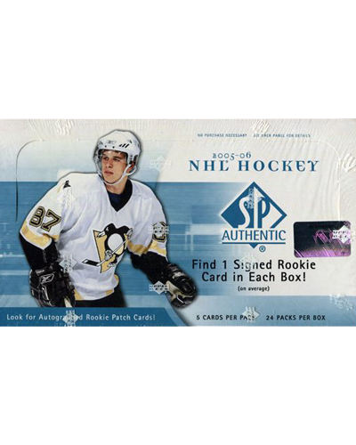 2005 - 2006 Upper Deck SP Authentic Hockey Hobby