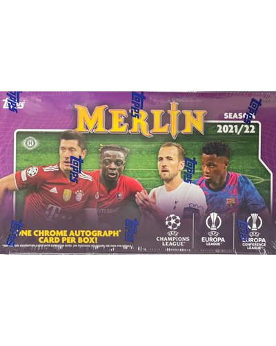 2021 - 2022 Topps UEFA Champions Leauge Merlin Chrome Soccer Hobby